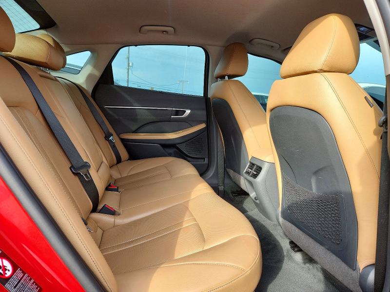 2021 Hyundai Sonata Hybrid მანქანა იყიდება აუქციონზე, vin: KMHL54JJ6MA027843, აუქციონის ნომერი: 66620876