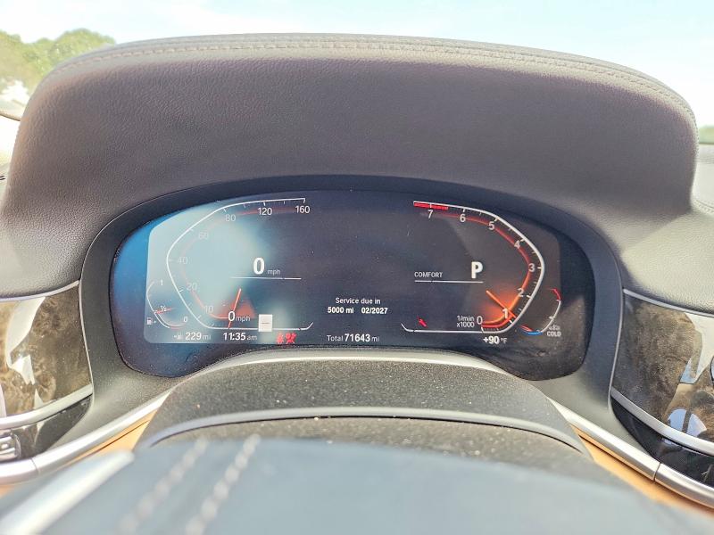 2022 Bmw 740 მანქანა იყიდება აუქციონზე, vin: WBA7T2C03NCJ23114, აუქციონის ნომერი: 65627946