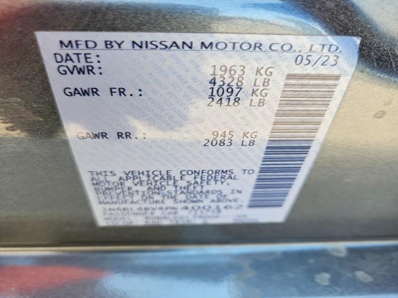 Продаж на аукціоні авто 2023 Nissan Altima, vin: 1N4BL4BV4PN400162, номер лоту: 67279056