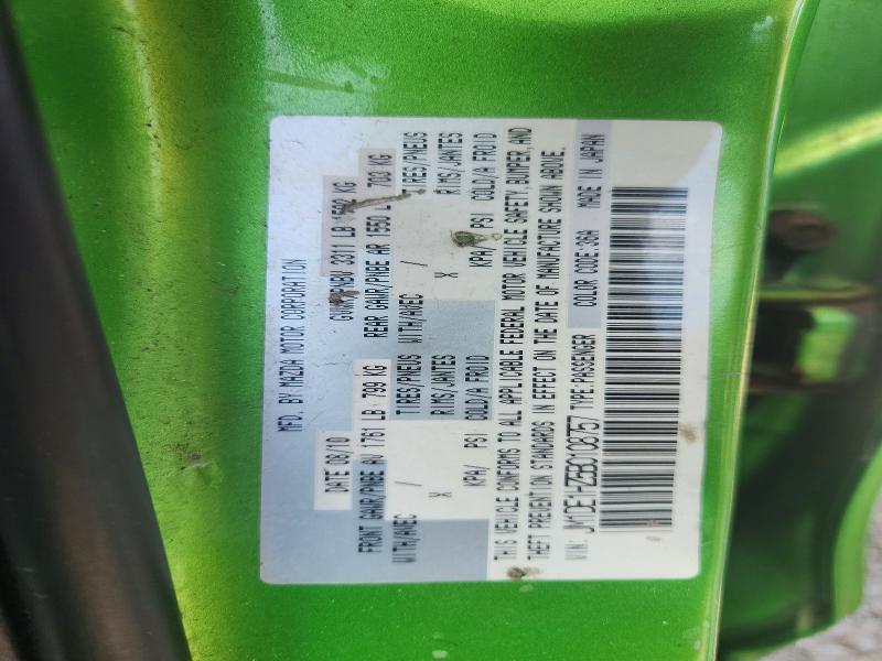Aukcja sprzedaży 2011 Mazda Mazda2, vin: JM1DE1HZ5B0108757, numer aukcji: 63545746