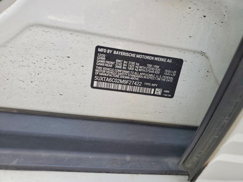 66929026 :رقم المزاد ، 5UXTA6C02M9F27422 vin ، 2021 Bmw X5 مزاد بيع