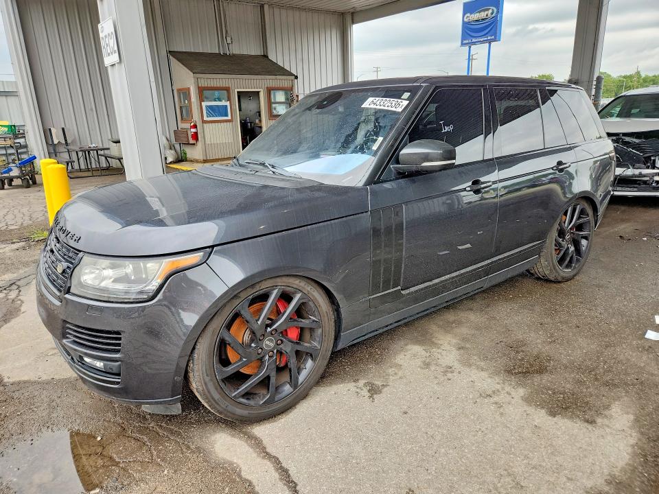 2016 Land Rover Range Rover მანქანა იყიდება აუქციონზე, vin: SALGS2EF1GA256307, აუქციონის ნომერი: 64332536