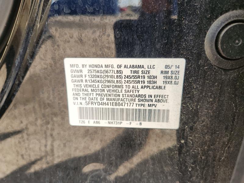 Aukcja sprzedaży 2014 Acura Mdx, vin: 5FRYD4H41EB047177, numer aukcji: 66943746