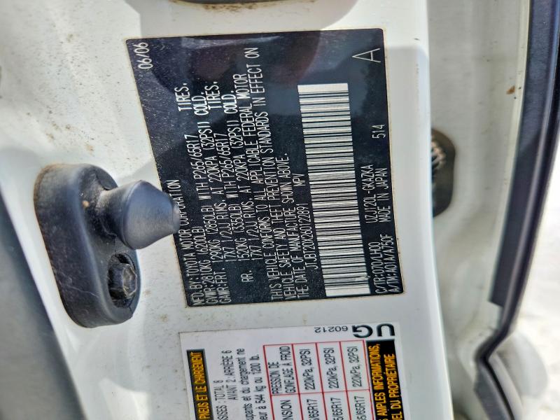 63260136 :رقم المزاد ، JTJBT20X260122891 vin ، 2006 Lexus Gx مزاد بيع
