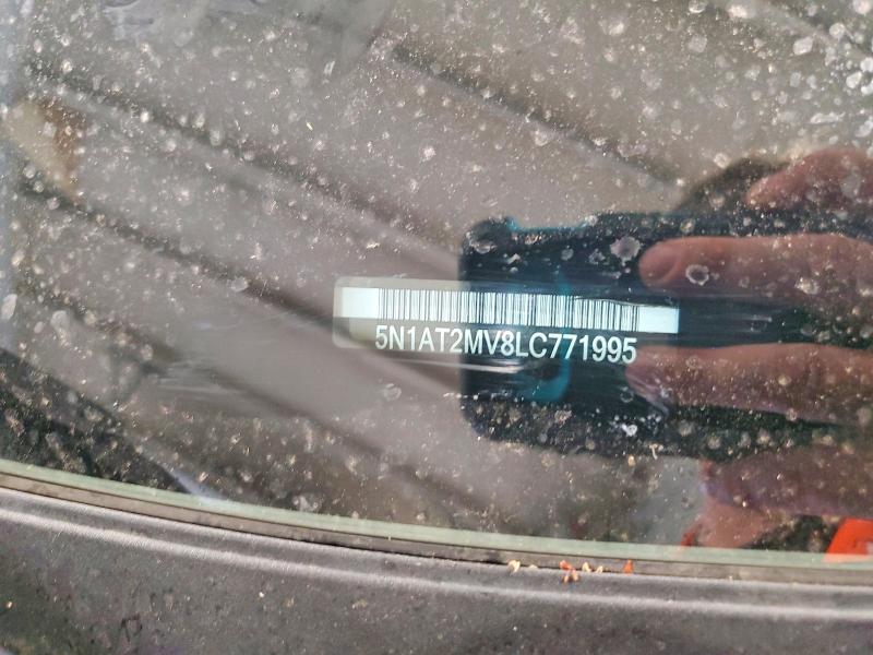 64753766 :رقم المزاد ، 5N1AT2MV8LC771995 vin ، 2020 Nissan Rogue مزاد بيع