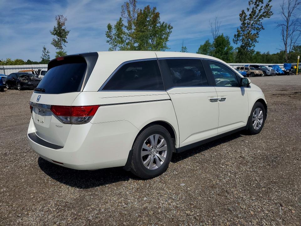 66072536 :رقم المزاد ، 5FNRL5H66FB111604 vin ، 2015 Honda Odyssey مزاد بيع