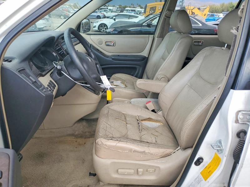 Aukcja sprzedaży 2001 Toyota Highlander, vin: JTEHF21A810022720, numer aukcji: 64655016