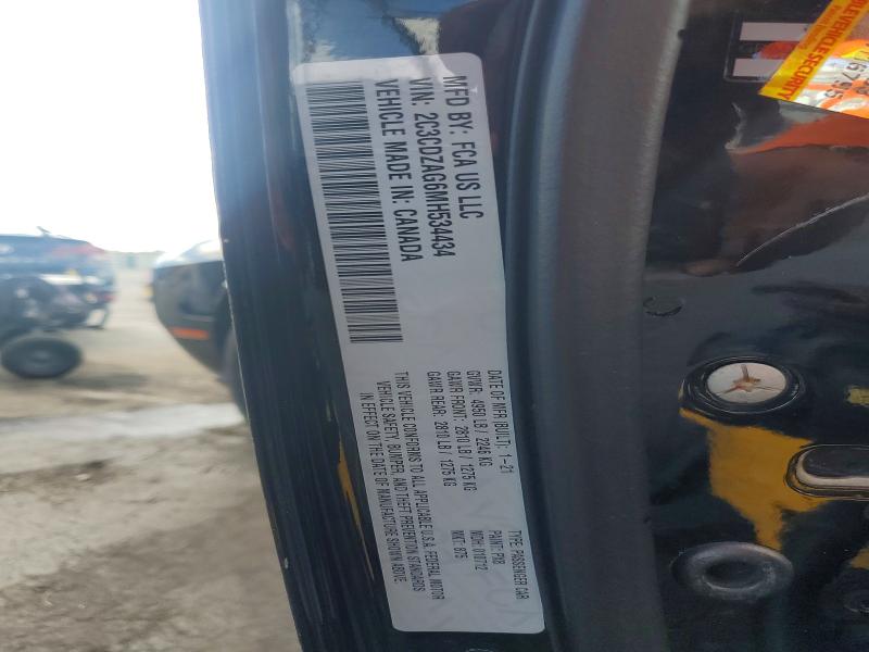 2021 Dodge Challenger მანქანა იყიდება აუქციონზე, vin: 2C3CDZAG6MH534434, აუქციონის ნომერი: 64432416