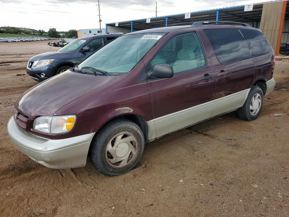 66465376 :رقم المزاد ، 4T3ZF13C5YU213793 vin ، 2000 Toyota Sienna مزاد بيع