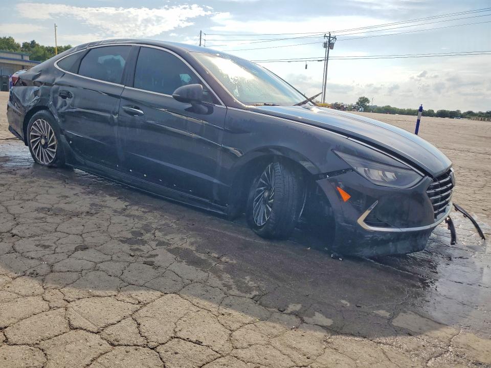 2021 Hyundai Sonata Hybrid მანქანა იყიდება აუქციონზე, vin: KMHL34JJ2MA034150, აუქციონის ნომერი: 63914916