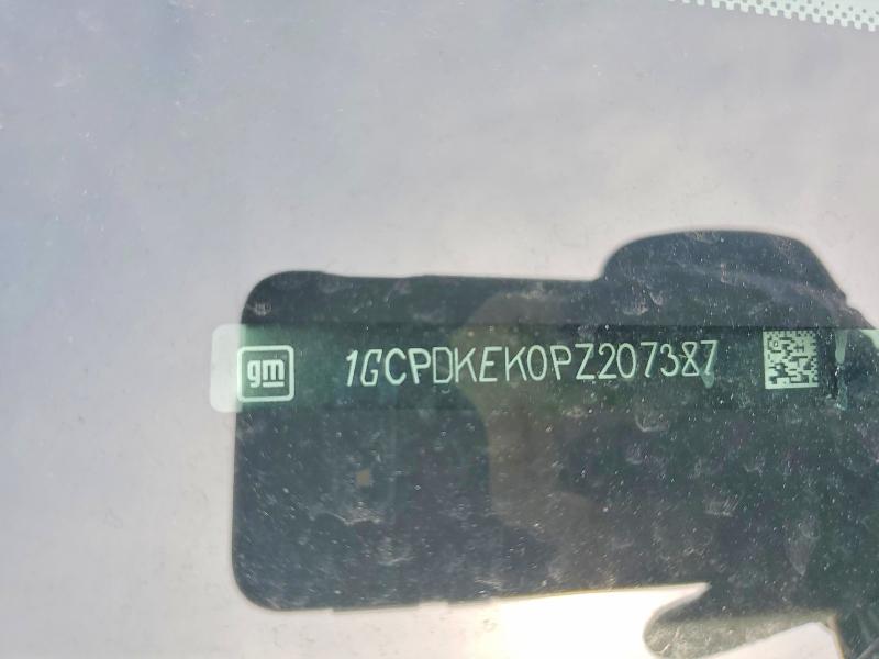 65200726 :رقم المزاد ، 1GCPDKEK0PZ207387 vin ، 2023 Chevrolet Silverado مزاد بيع