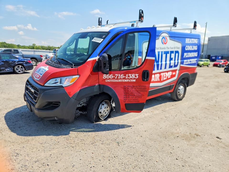 64885006 :رقم المزاد ، 3C6LRVAG9PE595564 vin ، 2023 Ram Promaster 1500 مزاد بيع