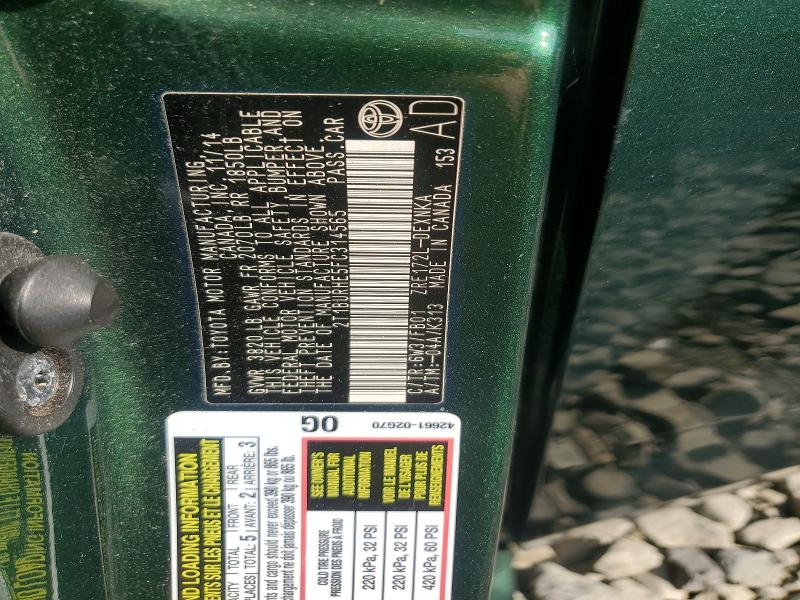 Aukcja sprzedaży 2015 Toyota Corolla, vin: 2T1BURHE5FC314565, numer aukcji: 66071596