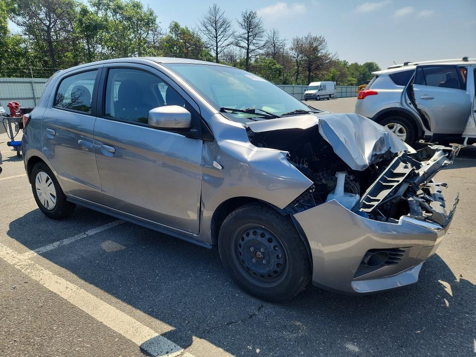 2022 Mitsubishi Mirage მანქანა იყიდება აუქციონზე, vin: ML32AUHJ9NH003436, აუქციონის ნომერი: 64056716