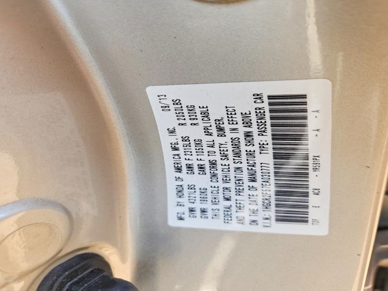 Aukcja sprzedaży 2014 Honda Accord, vin: 1HGCR2F57EA030777, numer aukcji: 66074806