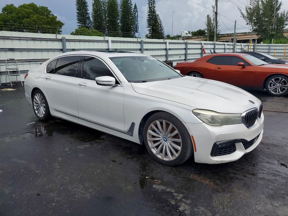 2016 Bmw 740 მანქანა იყიდება აუქციონზე, vin: WBA7E2C51GG547862, აუქციონის ნომერი: 64183566