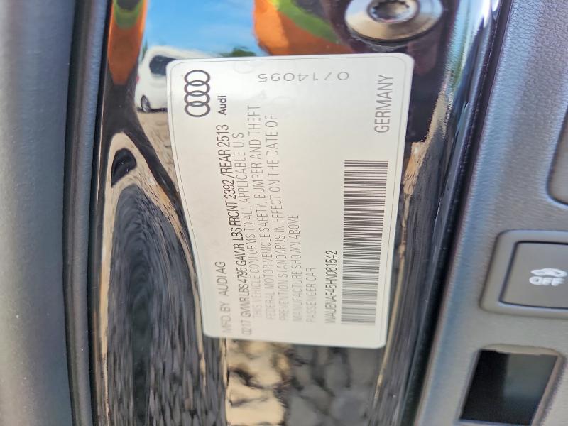 Продажа на аукционе авто 2017 Audi A4, vin: WAUENAF45HN061542, номер лота: 62778386