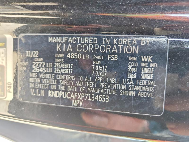 Продаж на аукціоні авто 2023 Kia Sportage, vin: KNDPUCAFXP7134653, номер лоту: 66786736