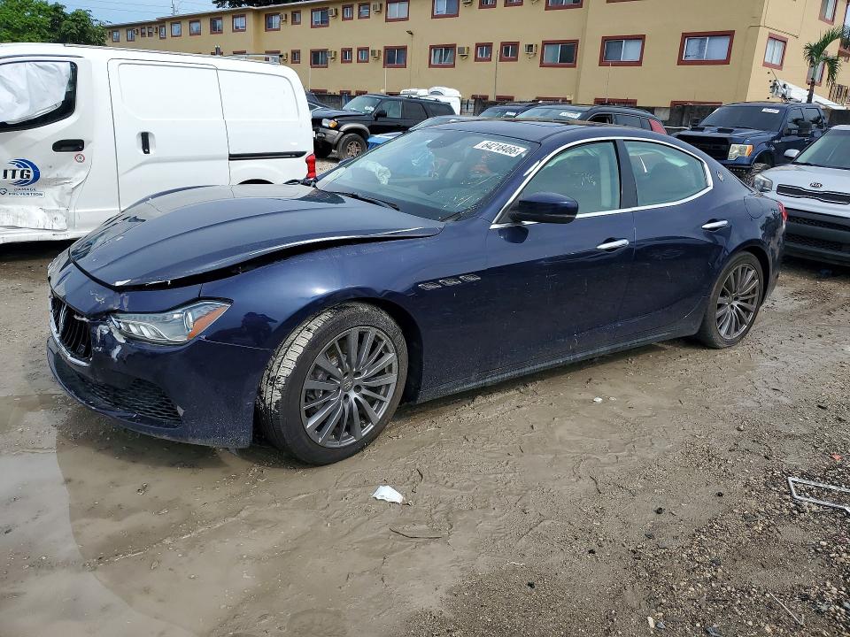 Продажа на аукционе авто 2020 Maserati Ghibli, vin: ZAM57YTAXL1344370, номер лота: 64218466