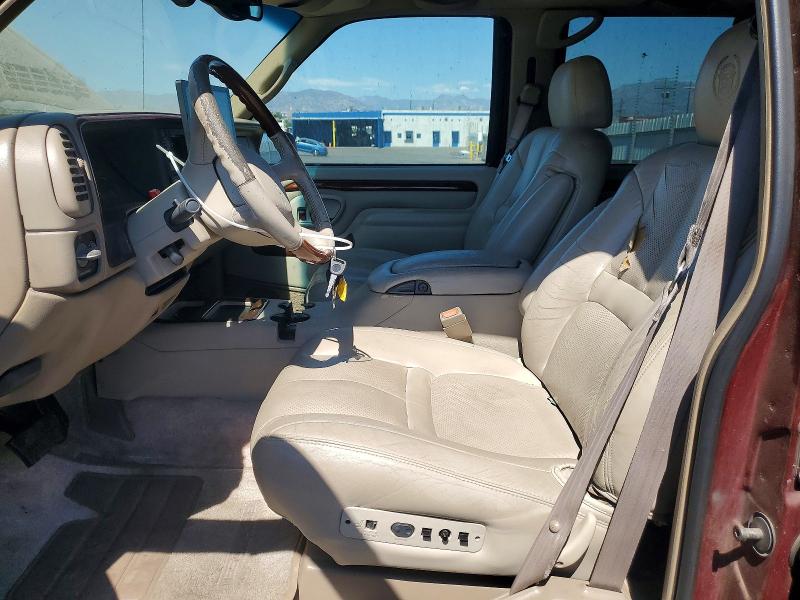 1999 Cadillac Escalade მანქანა იყიდება აუქციონზე, vin: 1GYEK13R7XR412660, აუქციონის ნომერი: 66435336