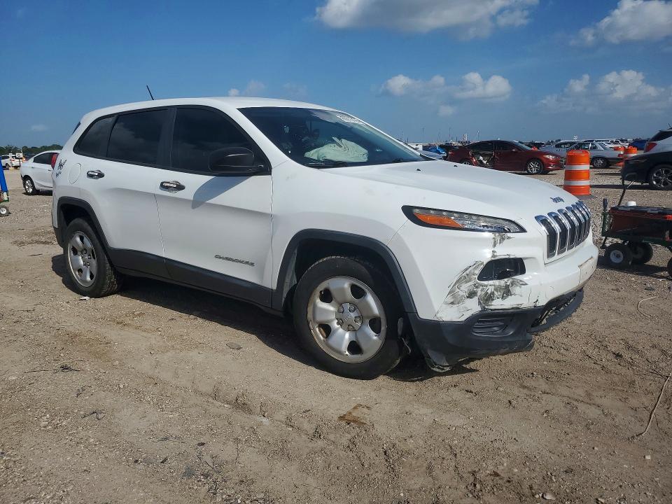 2015 Jeep Cherokee მანქანა იყიდება აუქციონზე, vin: 1C4PJLABXFW596737, აუქციონის ნომერი: 65015426