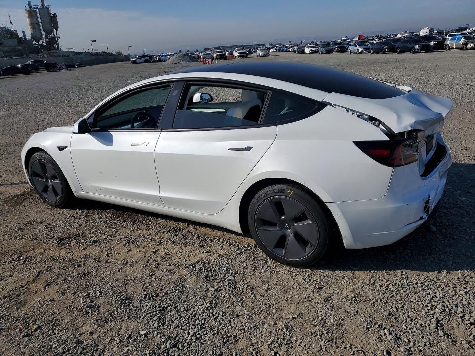 2022 Tesla Model 3 მანქანა იყიდება აუქციონზე, vin: 5YJ3E1EA9NF357661, აუქციონის ნომერი: 66455516