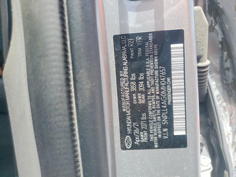 Продаж на аукціоні авто 2021 Hyundai Elantra, vin: 5NPLL4AG0MH047657, номер лоту: 65185916