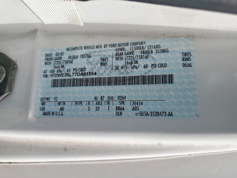 Продажа на аукционе авто 2007 Ford 242, vin: 1FDWE35L77DA61554, номер лота: 64974606