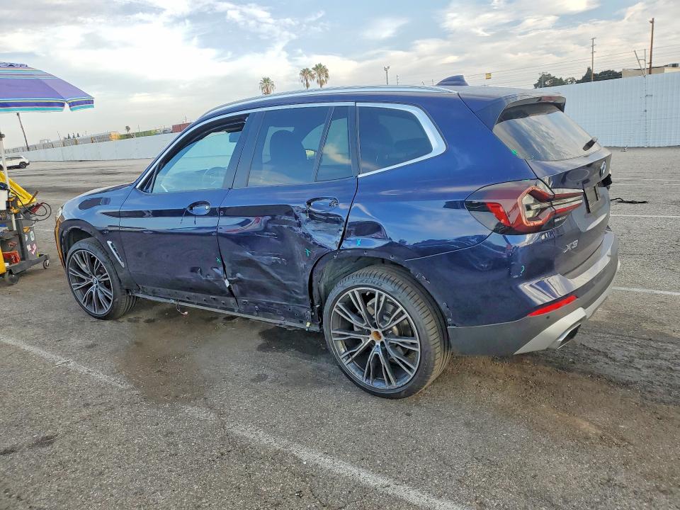 2022 Bmw X3 მანქანა იყიდება აუქციონზე, vin: 5UX43DP03N9K62716, აუქციონის ნომერი: 63650996