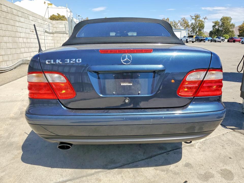 1999 Mercedes-benz Clk მანქანა იყიდება აუქციონზე, vin: WDBLK65G6XT020681, აუქციონის ნომერი: 66310766