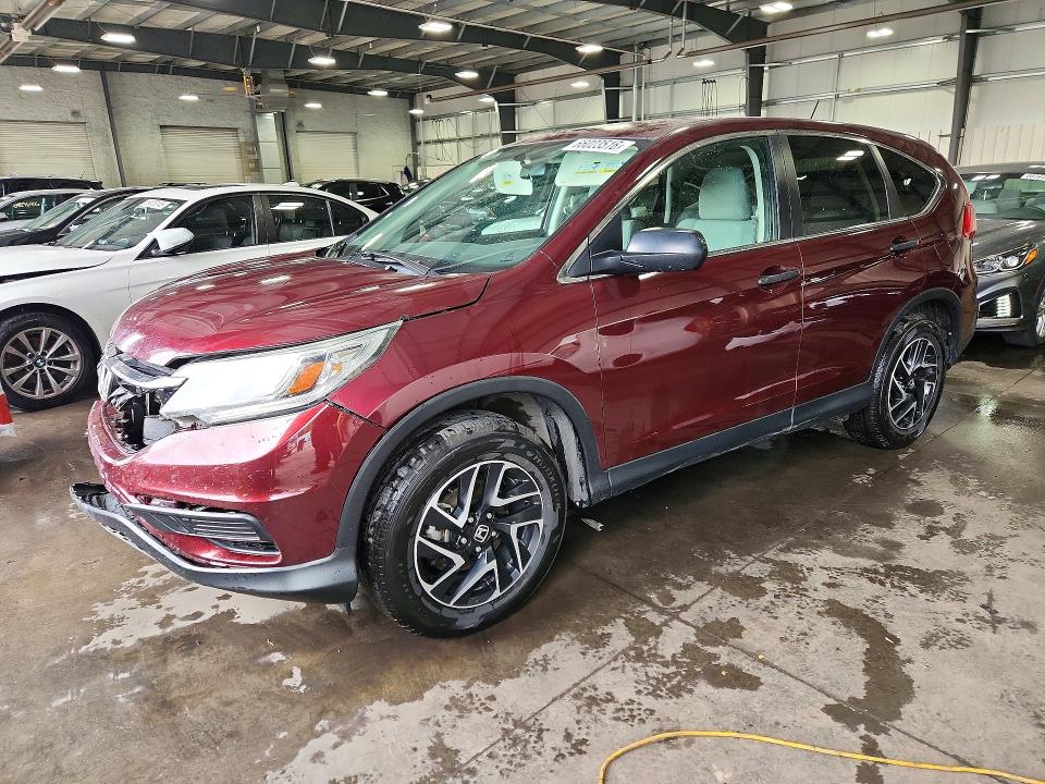 66023516 :رقم المزاد ، 5J6RM4H49GL075888 vin ، 2016 Honda Cr-v مزاد بيع