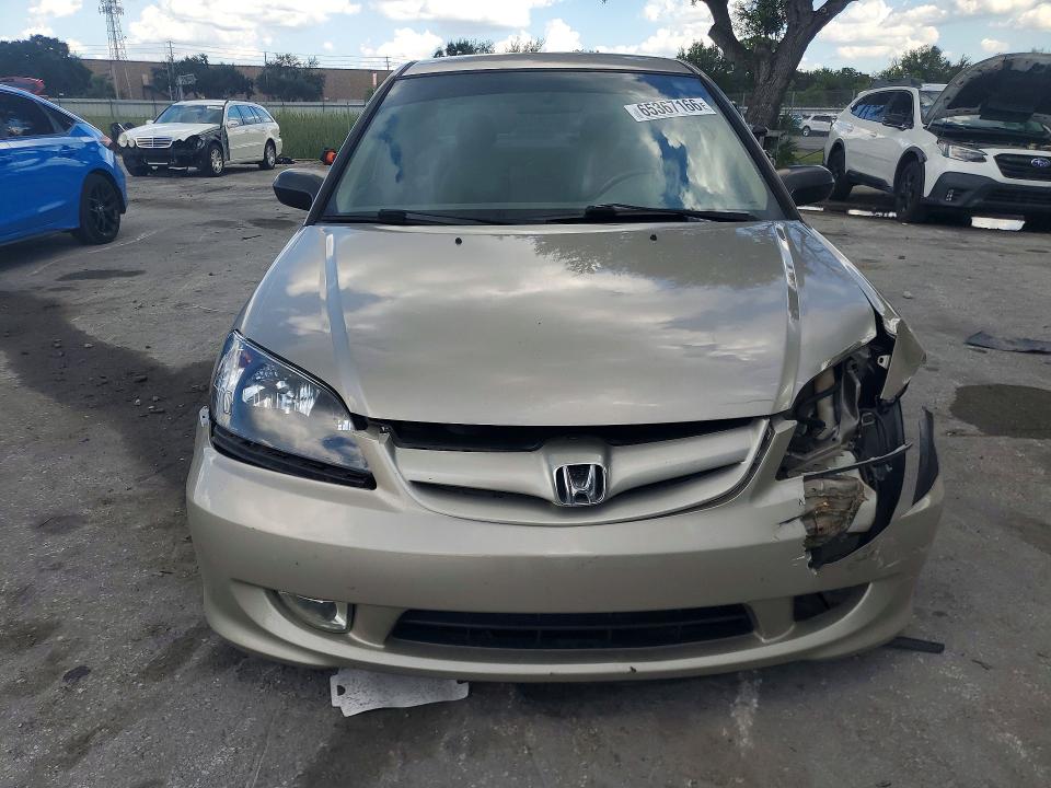 2005 Honda Civic მანქანა იყიდება აუქციონზე, vin: 2HGES16535H579403, აუქციონის ნომერი: 65367166