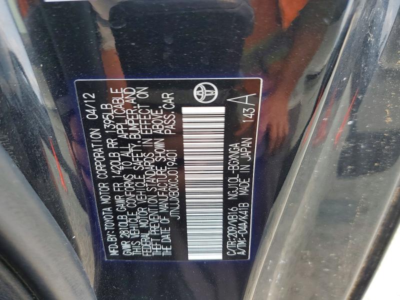 Продажа на аукционе авто 2012 Scion Iq, vin: JTNJJXB0XCJ019401, номер лота: 64154776