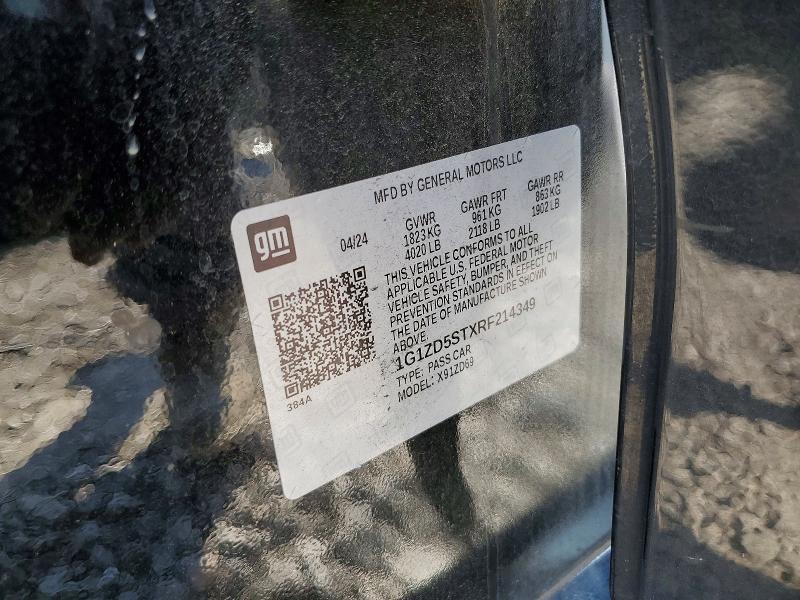 64834376 :رقم المزاد ، 1G1ZD5STXRF214349 vin ، 2024 Chevrolet Malibu مزاد بيع