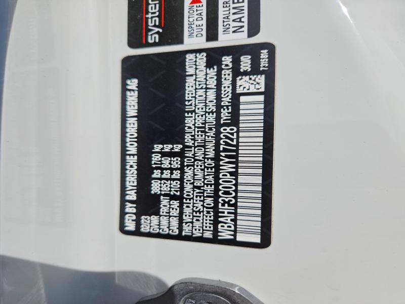 Aukcja sprzedaży 2023 Bmw Z4, vin: WBAHF3C00PWY17228, numer aukcji: 66004546