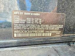 2015 Bmw M3 მანქანა იყიდება აუქციონზე, vin: WBS3C9C55FP803086, აუქციონის ნომერი: 64277646