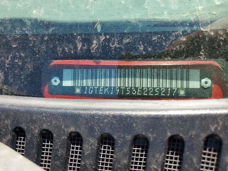 66309636 :رقم المزاد ، 1GTEK19T53E225217 vin ، 2003 Gmc New Sierra مزاد بيع