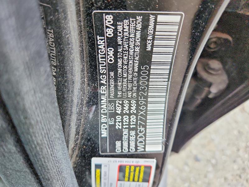 2009 Mercedes-benz C მანქანა იყიდება აუქციონზე, vin: WDDGF77X69F230005, აუქციონის ნომერი: 62029606