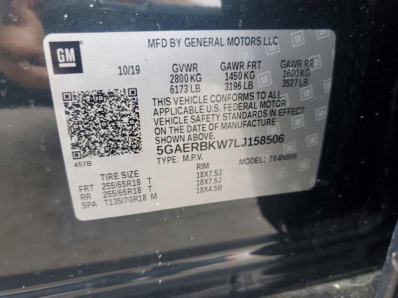 Продаж на аукціоні авто 2020 Buick Enclave, vin: 5GAERBKW7LJ158506, номер лоту: 60004306