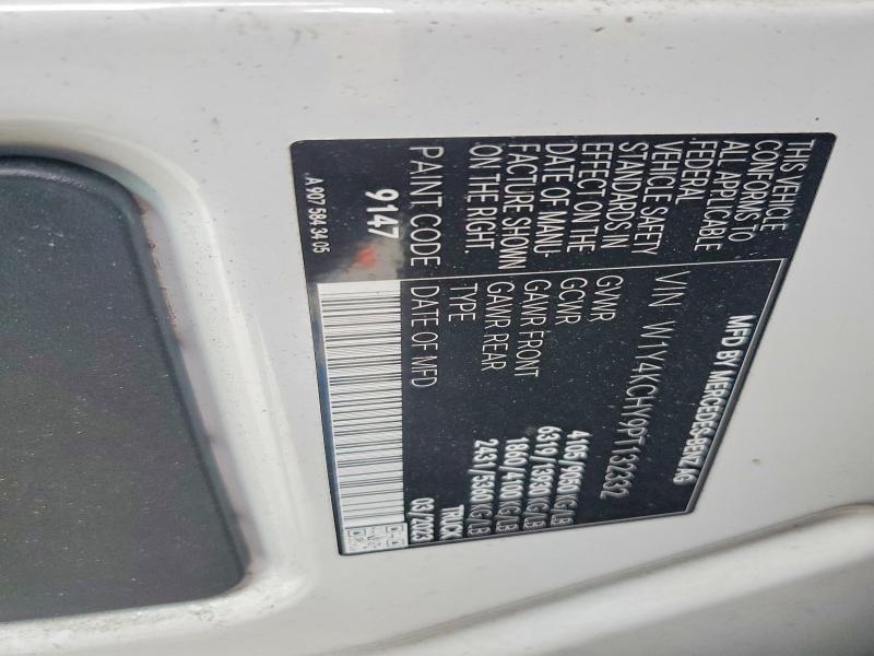 2023 Mercedes-benz Sprinter მანქანა იყიდება აუქციონზე, vin: W1Y4KCHY9PT132332, აუქციონის ნომერი: 66638796