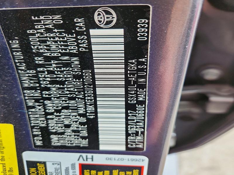 Aukcja sprzedaży 2016 Toyota Avalon, vin: 4T1BK1EB3GU210660, numer aukcji: 65953256