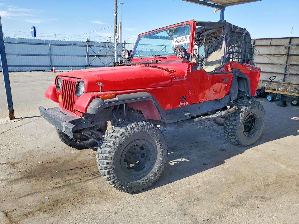 64509046 :رقم المزاد ، 2J4FY19P5NJ508222 vin ، 1992 Jeep Wrangler / Yj مزاد بيع