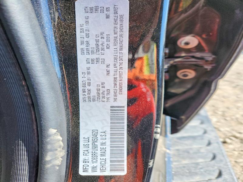 Продаж на аукціоні авто 2023 Ram 1500, vin: 1C6SRFU98PN504620, номер лоту: 65872616