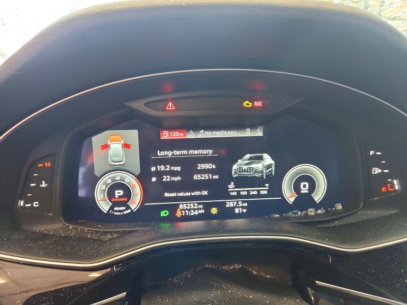 67081996 :رقم المزاد ، WA1EVBF16ND026454 vin ، 2022 Audi Q8 مزاد بيع