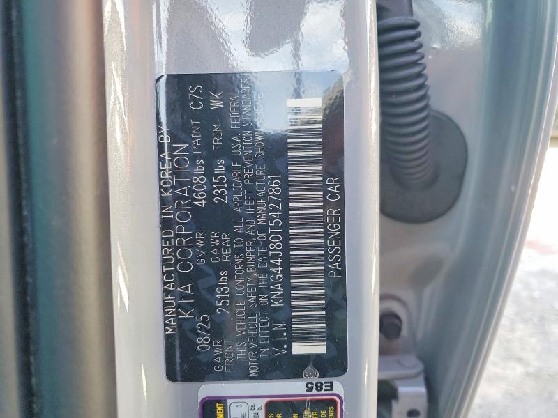 Aukcja sprzedaży 2026 Kia K5, vin: KNAG44J80T5427861, numer aukcji: 64985306