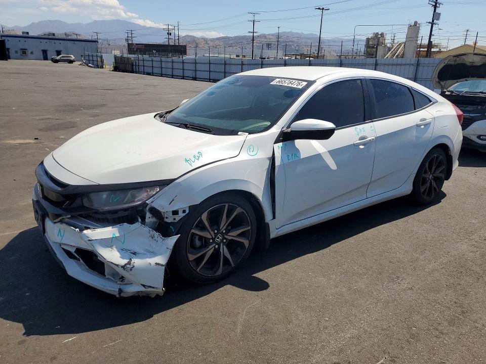 66578476 :رقم المزاد ، 2HGFC2F89KH592413 vin ، 2019 Honda Civic مزاد بيع