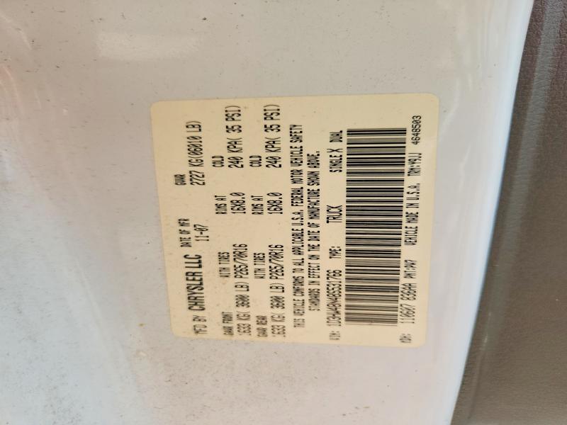 Продаж на аукціоні авто 2008 Dodge Dakota, vin: 1D3HW48N48S531766, номер лоту: 64693146