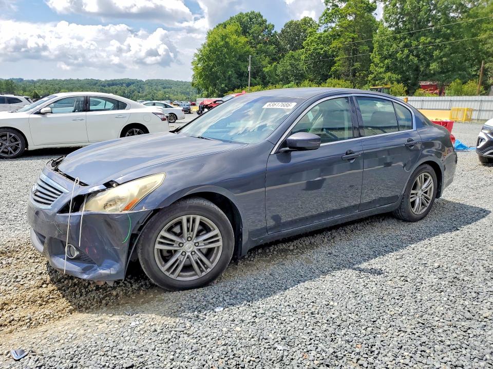 2011 Infiniti G25 Sedan მანქანა იყიდება აუქციონზე, vin: JN1DV6AP4BM831193, აუქციონის ნომერი: 63617686