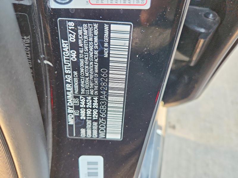Продаж на аукціоні авто 2018 Mercedes-benz E, vin: WDDZF6GB3JA428260, номер лоту: 66699416
