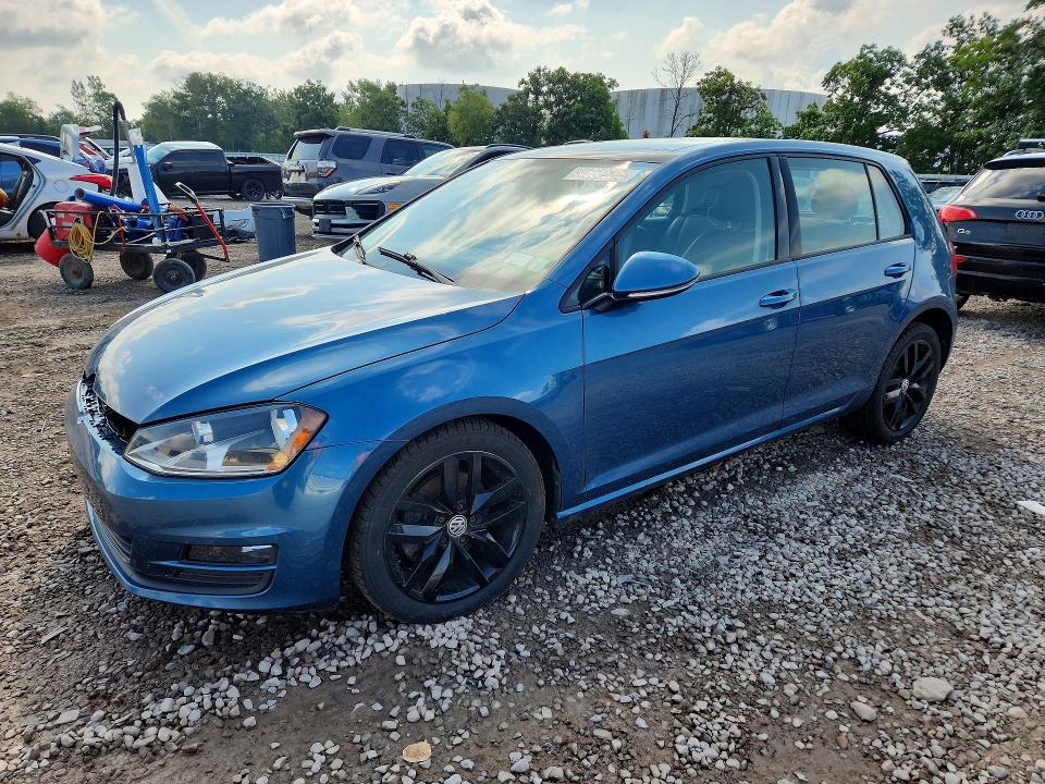 64664526 :رقم المزاد ، 3VW217AU3FM054136 vin ، 2015 Volkswagen Golf مزاد بيع